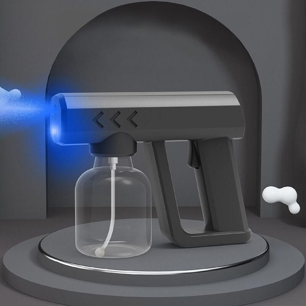Portable Disinfectant Nano Sprayer Gun Cordless For Office Black