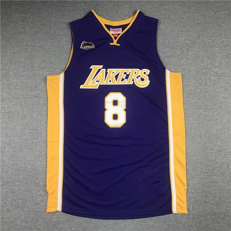 Purple and gold Lakers basketball jersey Kobe Bryant mesh breathable sports vest