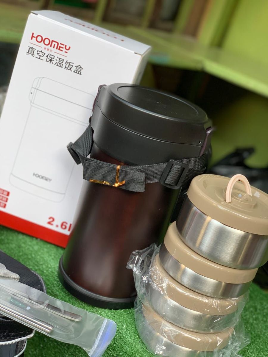 1.8L OU XIANG High Quality Food Flask 24Hrs Guarantee +Spoon