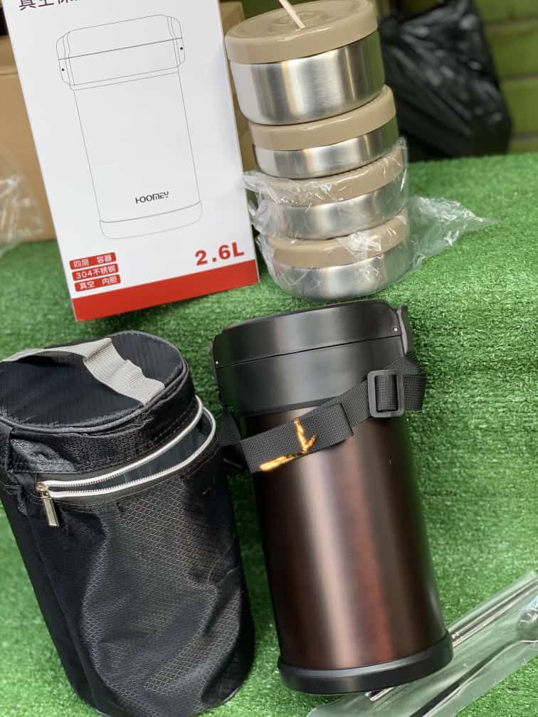 1.8L OU XIANG High Quality Food Flask 24Hrs Guarantee +Spoon