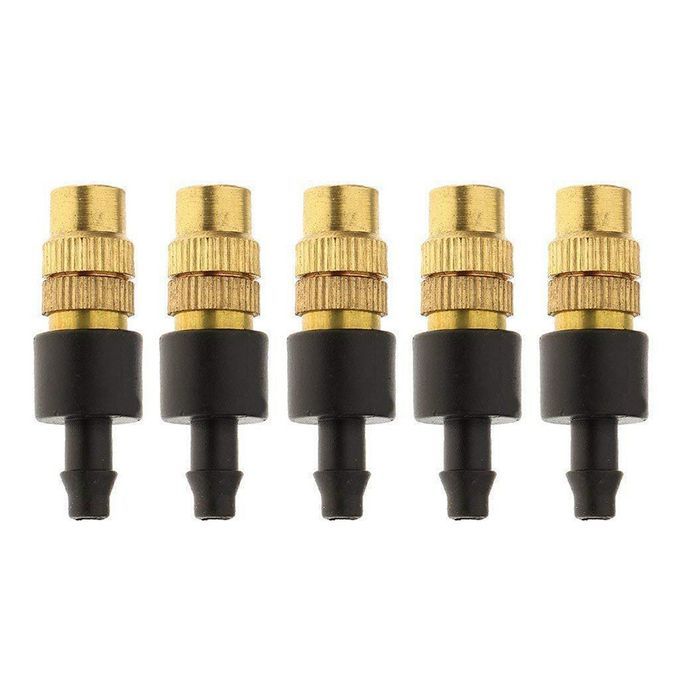 25 Pcs Adjustable Sprayer Brass Atomizing Nozzle