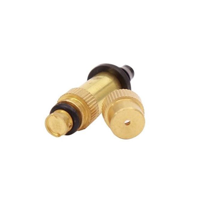 25 Pcs Adjustable Sprayer Brass Atomizing Nozzle