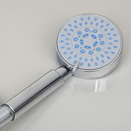 5-Way Setting Sprayer Chrome ABS Durable Bathroom Hand Held Message Shower Head 100% New Fresh Material Adjustable Water Saving Rainfall Hand Shower Sprayer