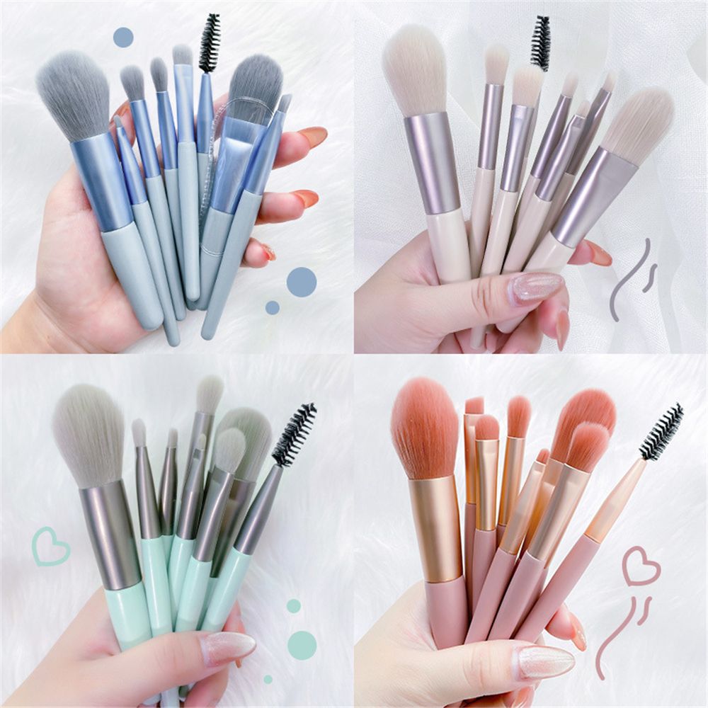 Bamboo Make Up Brush Set (8 Pieces Set)