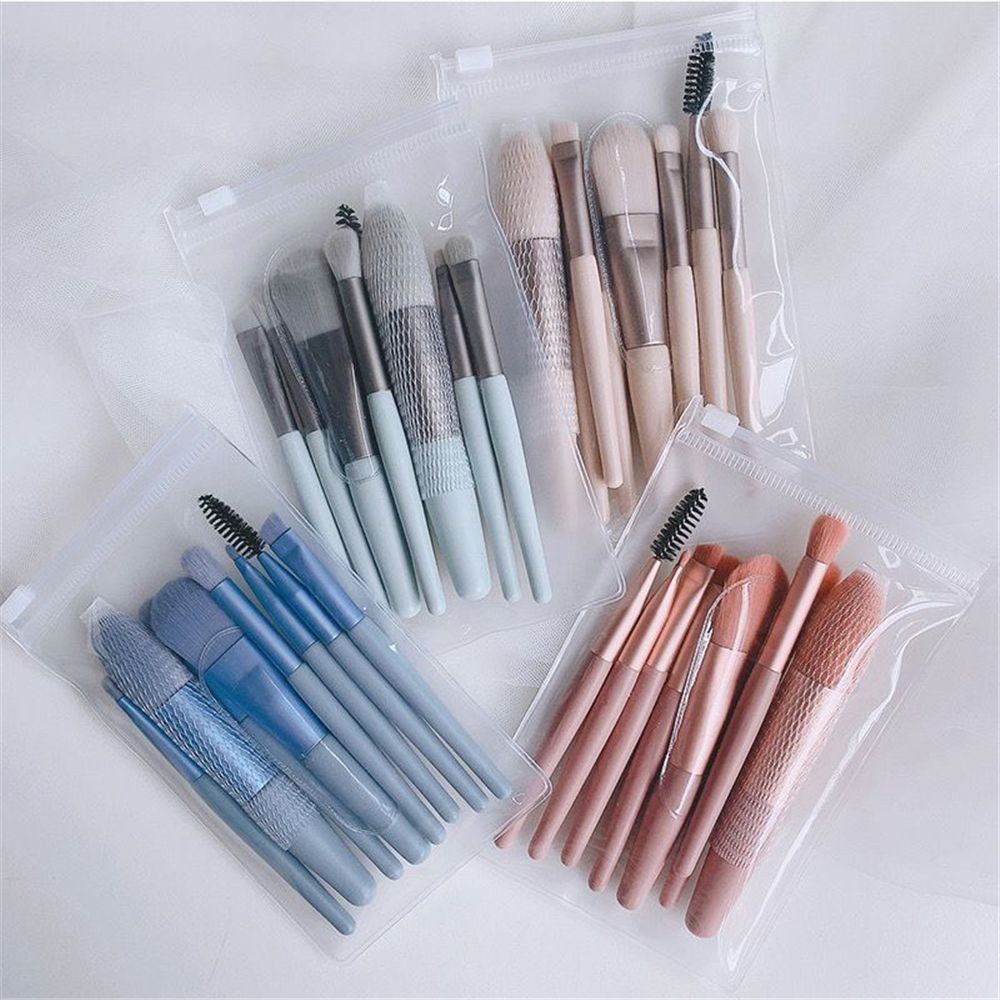 Bamboo Make Up Brush Set (8 Pieces Set)