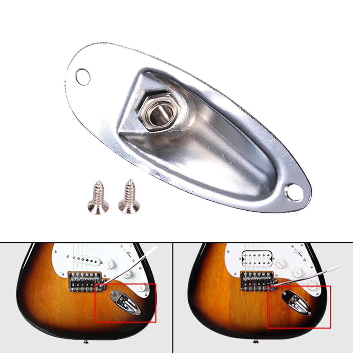 6.35mm Electric Guitar/Bass Pickup Jack Poratble