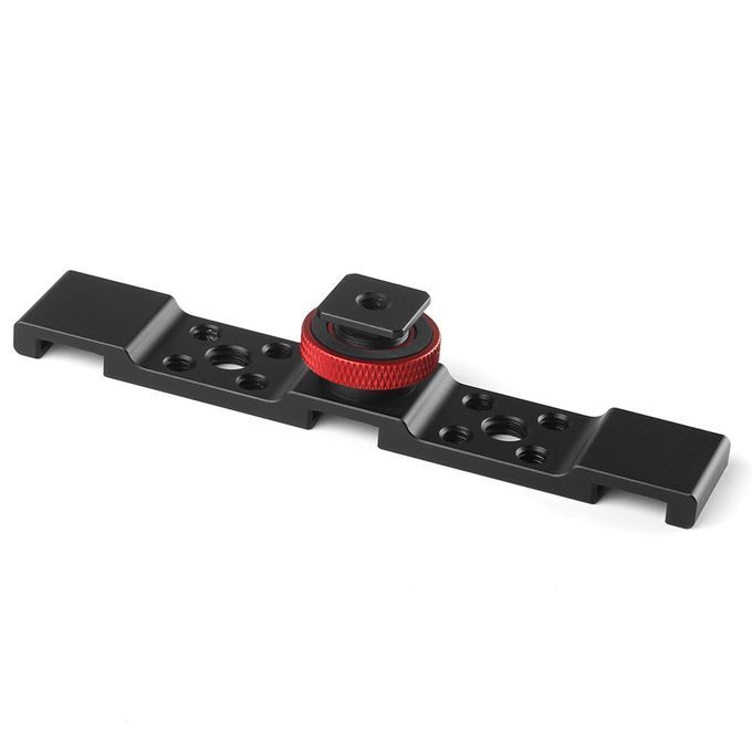 Aluminum Triple Cold Shoe Mount Plate Bracket For Camera