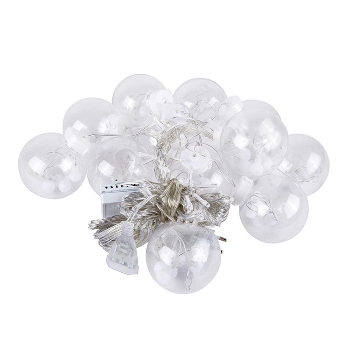 12 LED Wishing Ball Curtain String Lights 2.5M Bedroom Home Party Wedding Decorative Atmosphere String Lights EU Plug