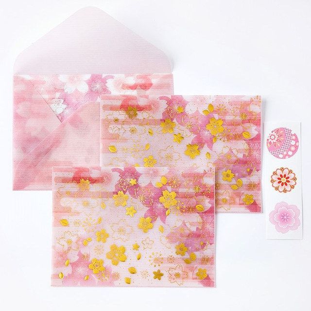 Mr Paper 3pcs/lot 11 Designs Gold Stamping Sulfate