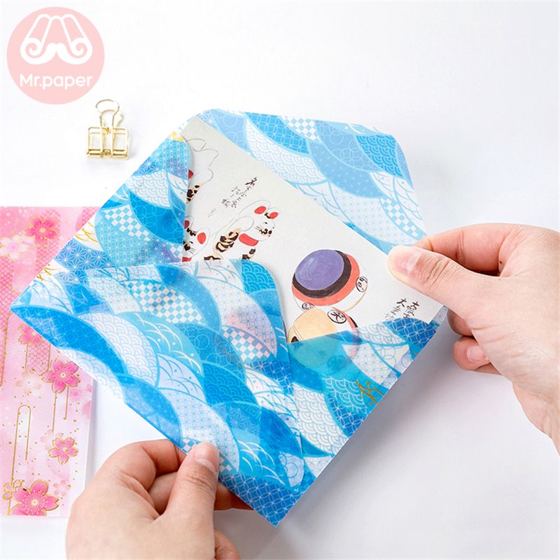 Mr Paper 3pcs/lot 11 Designs Gold Stamping Sulfate