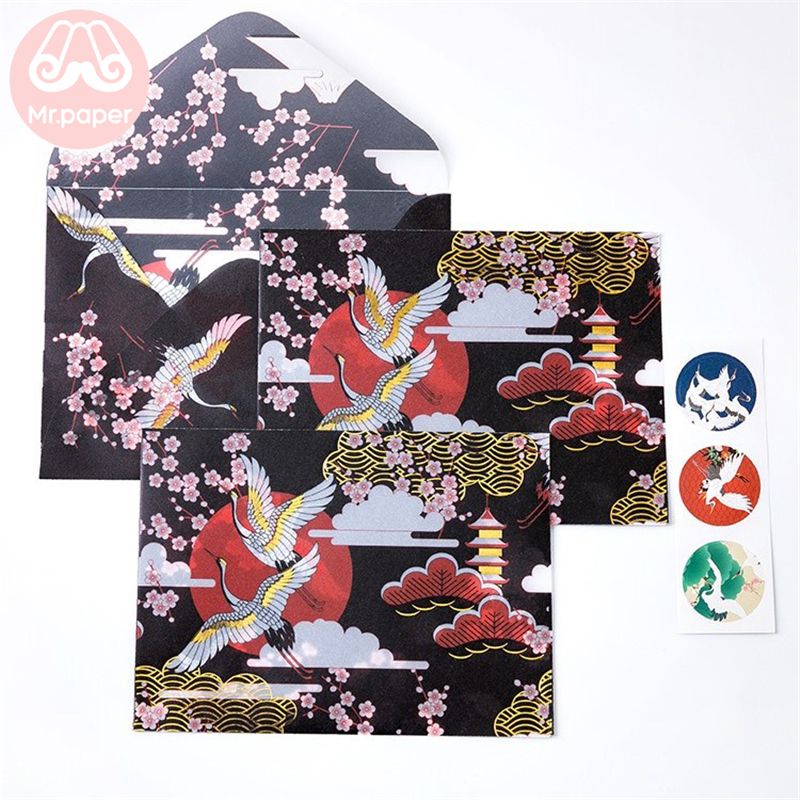 Mr Paper 3pcs/lot 11 Designs Gold Stamping Sulfate