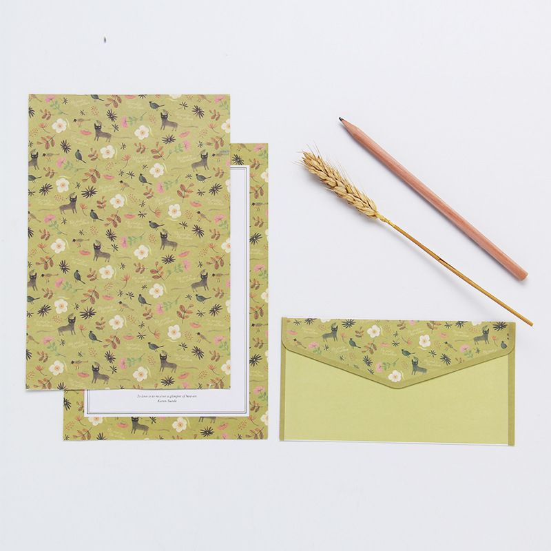 Creative A5 Letterhead Beautiful Flower Envelope C