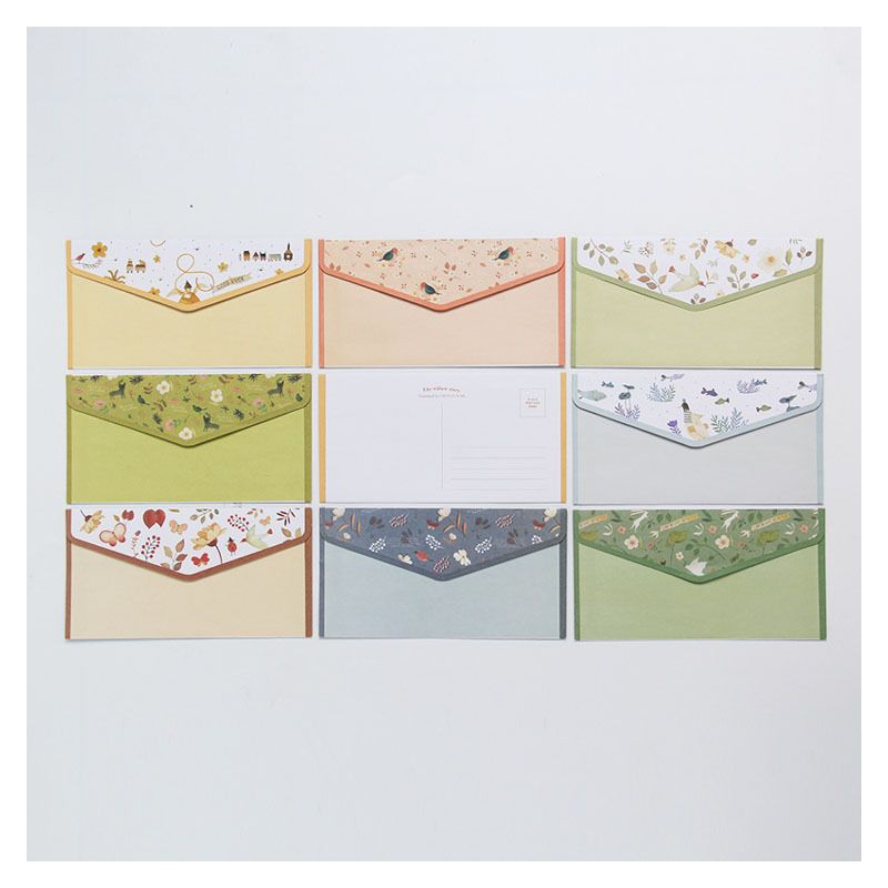 Creative A5 Letterhead Beautiful Flower Envelope C