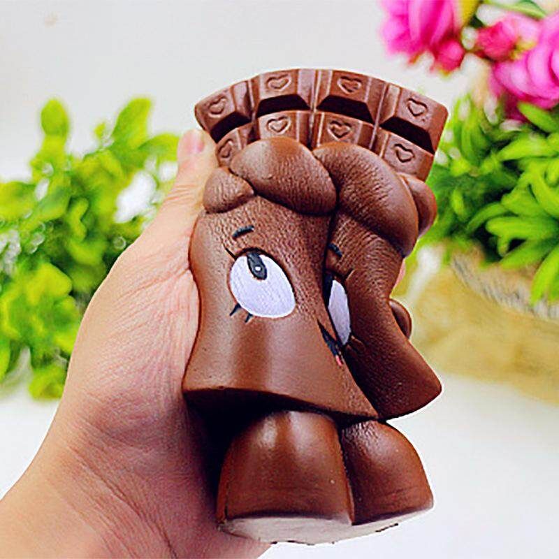 PU Simulation Of Chocolate Human Toy Squishy - Relief Toys