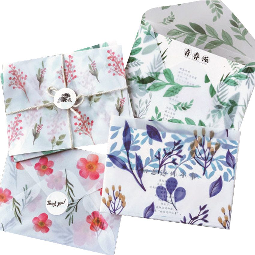 8pcs/lot Creative Four Seasons Sulfuric Acid Paper
