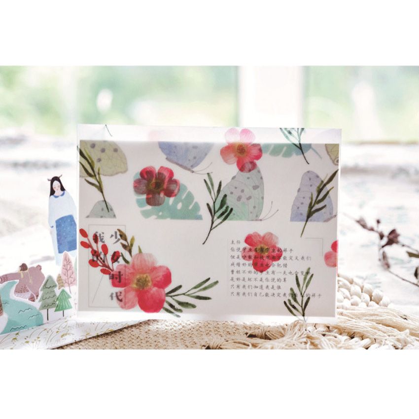 8pcs/lot Creative Four Seasons Sulfuric Acid Paper