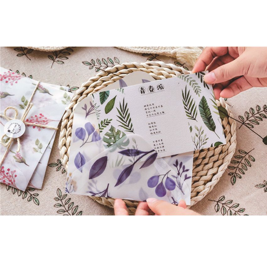 8pcs/lot Creative Four Seasons Sulfuric Acid Paper