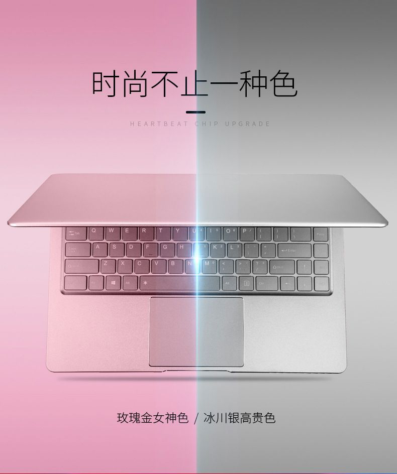 14.1" Metal Business Laptop-Pink