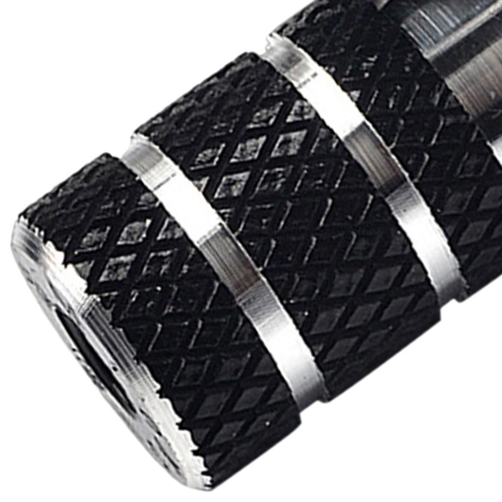 2pcs BMX Mountain Bike Bicycle Axle Pedal Foot Stunt Pegs Black