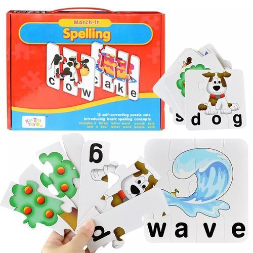 24 Self Correcting Match- Lt Puzzle Sets