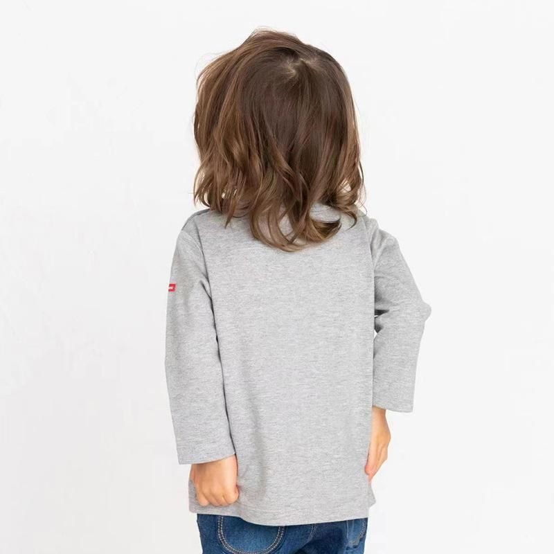Hot-Selling New Arrival Boys And Girls Baby Mk Bear Letter Print Long Sleeve 3 Colors Autu