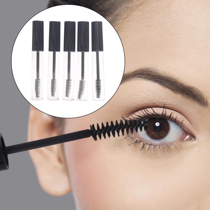5Pcs 10ml Empty  Tube Castor Oil Eyelash  Bottle With Wand