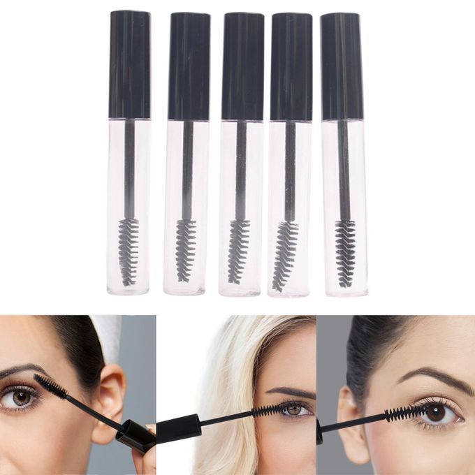 5Pcs 10ml Empty  Tube Castor Oil Eyelash  Bottle With Wand