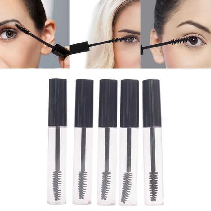 5Pcs 10ml Empty  Tube Castor Oil Eyelash  Bottle With Wand
