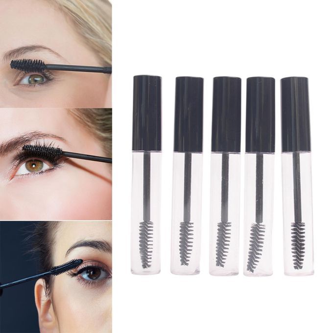 5Pcs 10ml Empty  Tube Castor Oil Eyelash  Bottle With Wand