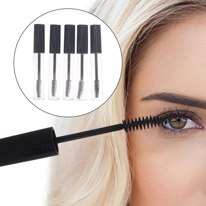 5Pcs 10ml Empty  Tube Castor Oil Eyelash  Bottle With Wand