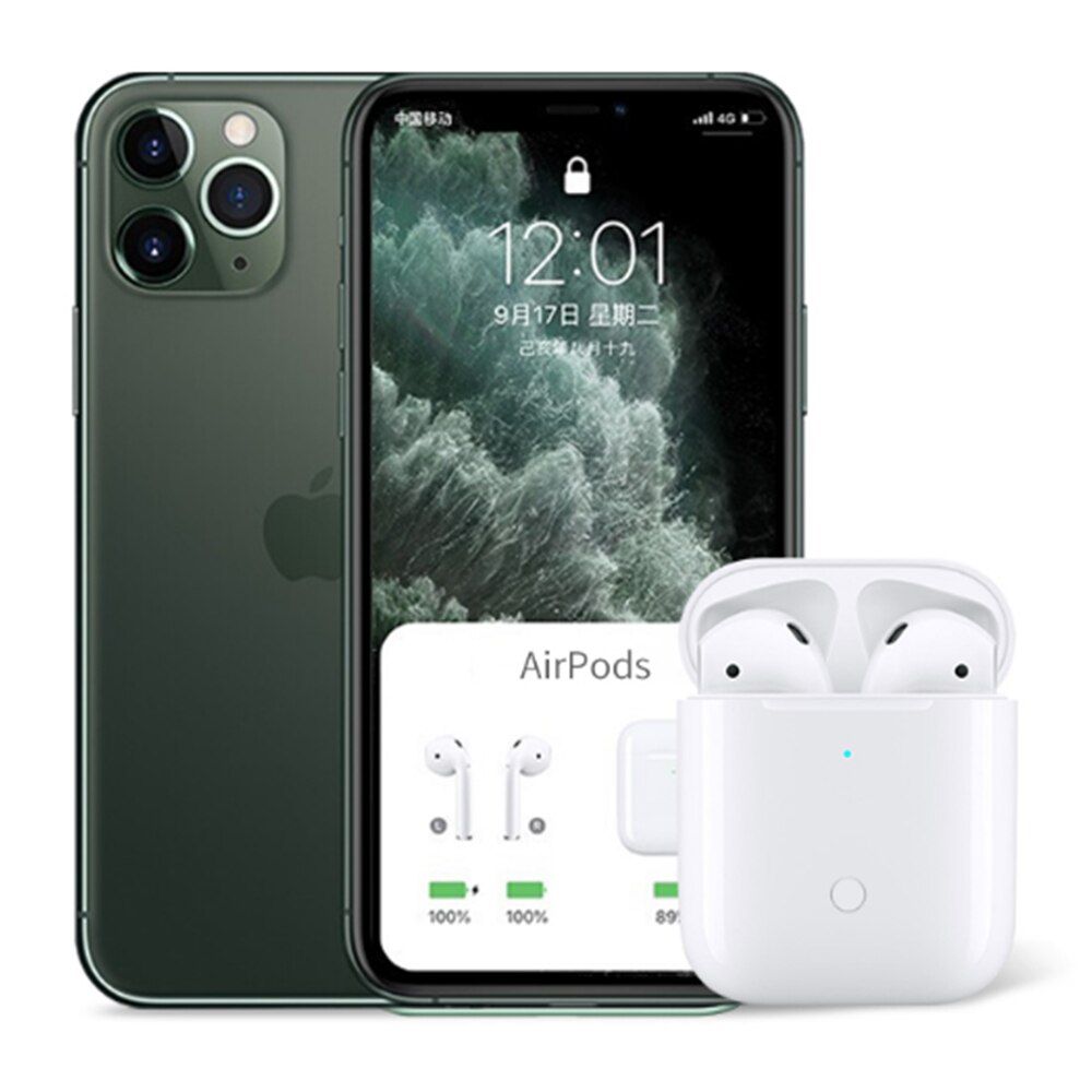 Wireless Charging Case For Airpods 2   Charger Charging Box Replacement With Bluetooth Pairing Button 450mAh