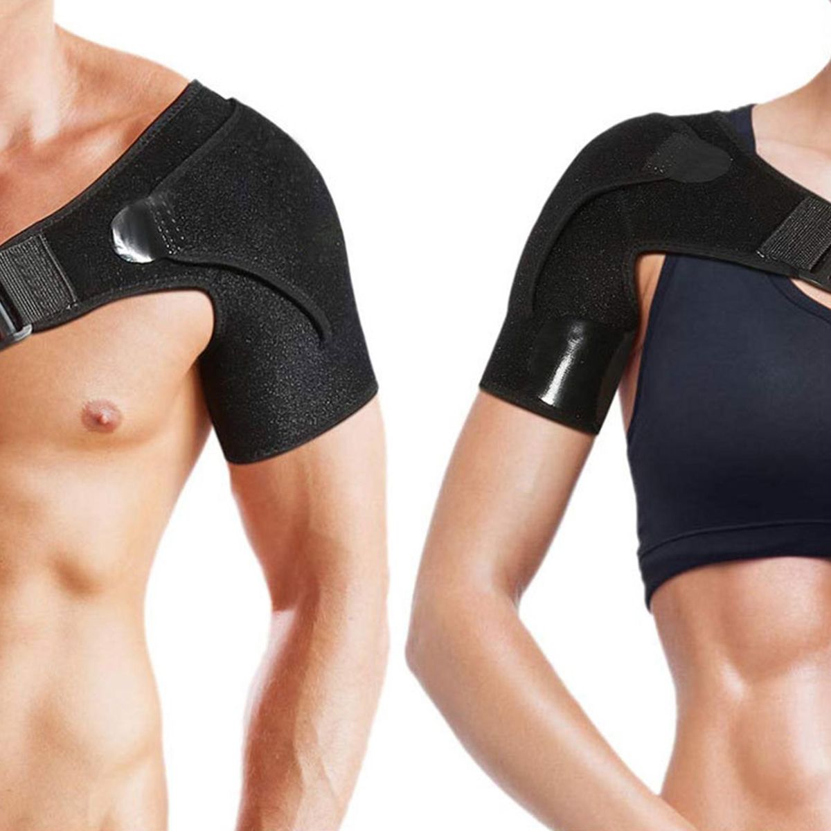 Pain Relief Shoulder Brace Flexifit Shoulder Support for Pain Black