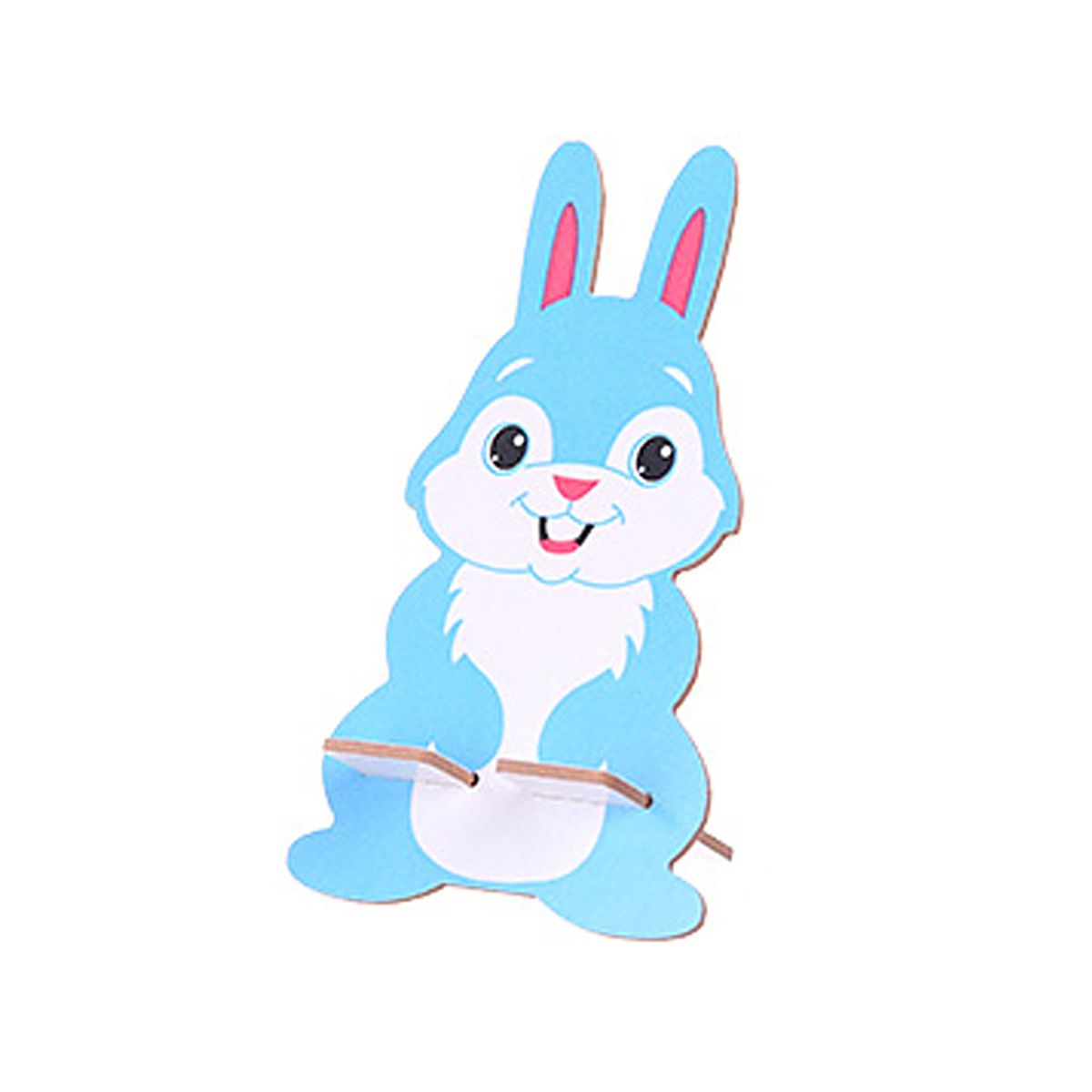 Wooden Mobile Phone Holder Stand Cute Cartoon Bunny Desktop