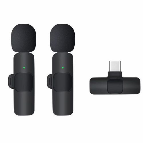 Professional 2in1 Audio/Video Wireless Microphone Type-C
