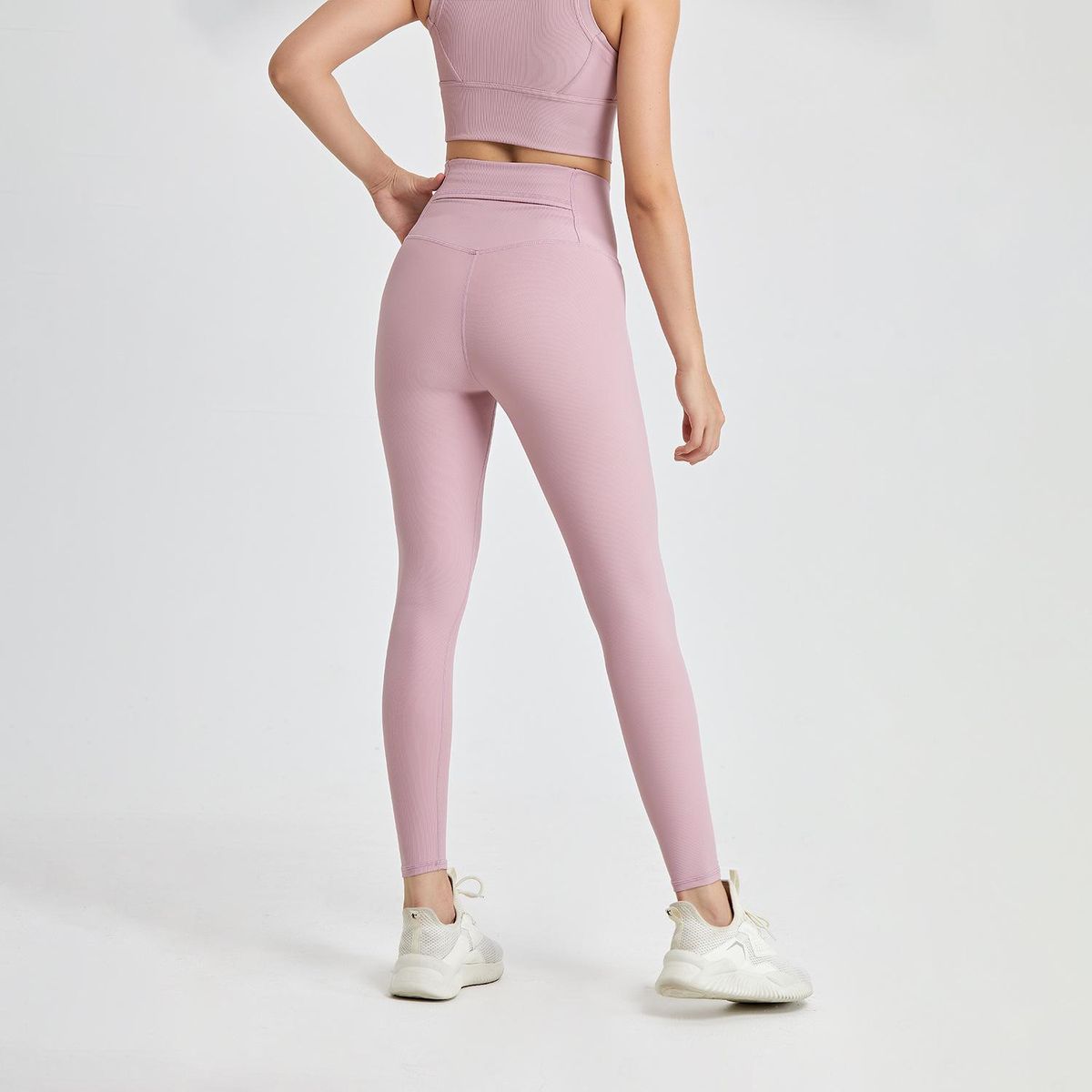 One-piece high-waisted pockets with no embarrassing thread lulu yoga pants with naked peach hips