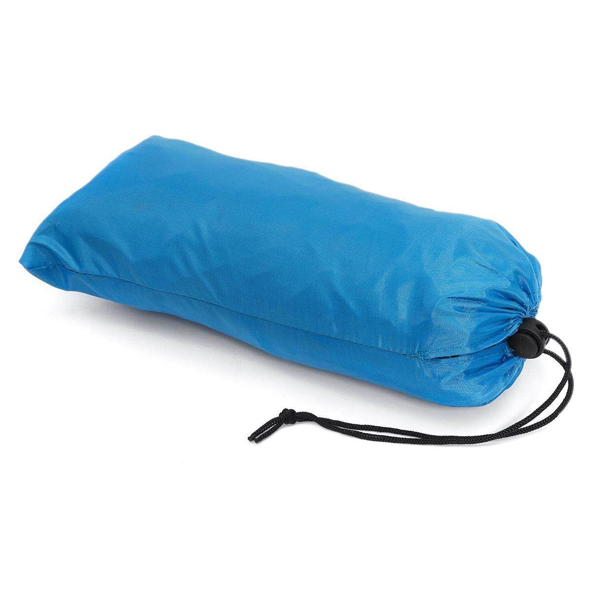 300*300*300cm Triangular Waterproof UV Sun Shade Sail Pad Mat Garden Patio Cover Awning Canopy Shelter For Tent Tarp Rain Pool Hammock Camping W/ Bag Blue