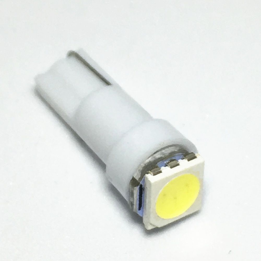 10pcs T5 Led 17 37 73 74 SMD 5050 Auto LED Lamp Car Dashboard Instrument Light Bulb 12V Blue