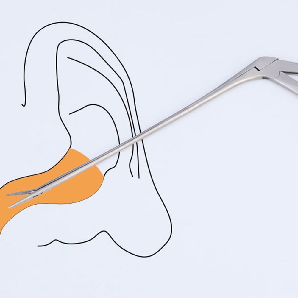 Ear Nose Cleaner Pliers Pick Endoscope Earwax Remover Veteri