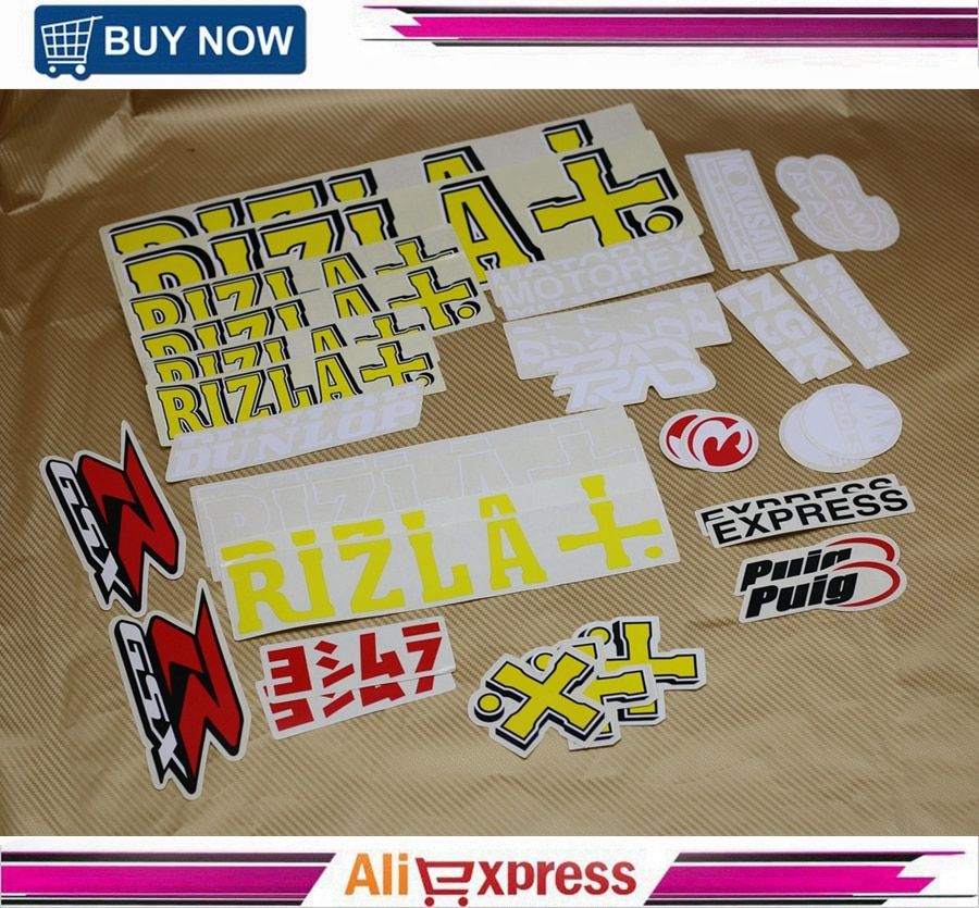 Motorcycle Rizla Stickers For Suzuki Gsxr750 Gsxr600 Gsxr
