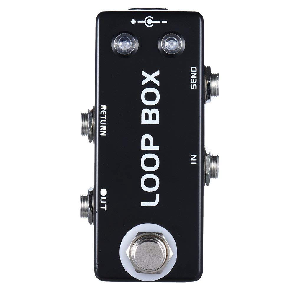 Mosky Mini Guitar Effect Pedal Loop Box Switcher Channel