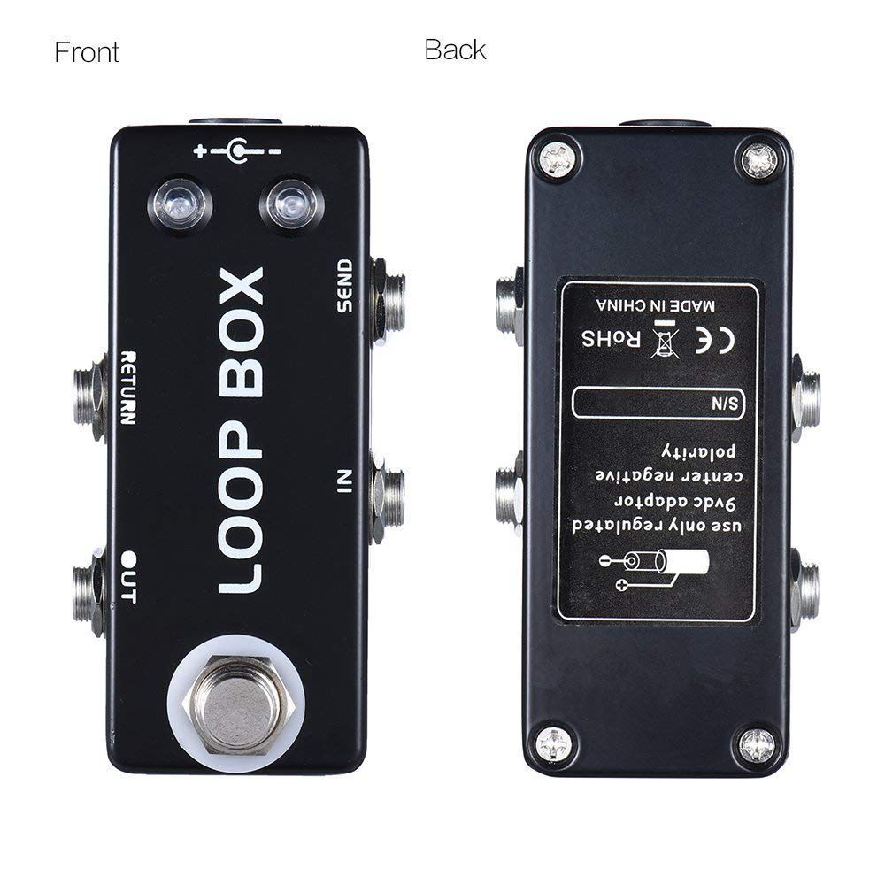 Mosky Mini Guitar Effect Pedal Loop Box Switcher Channel
