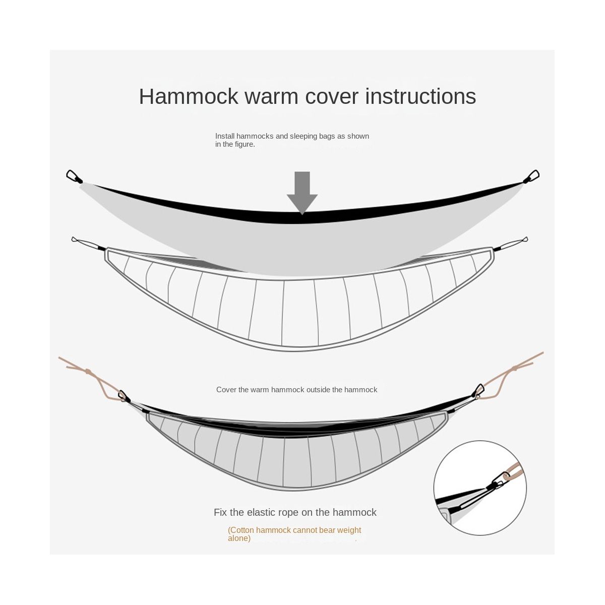 Ultralight Outdoor Camping Hammock Portable Warm Blanket