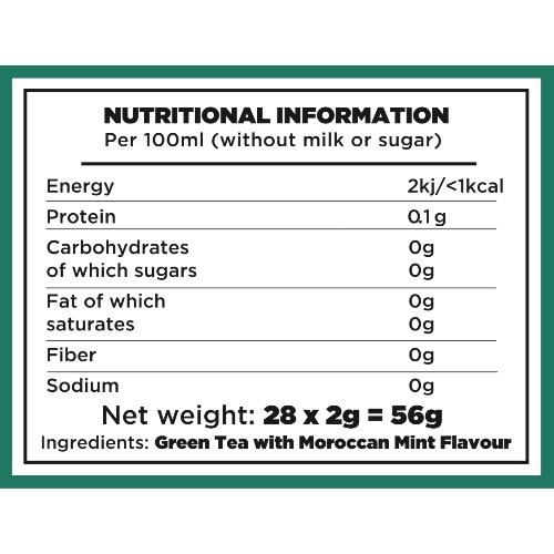 Moroccan Mint Tea - 1 Carton Of 24 Boxes