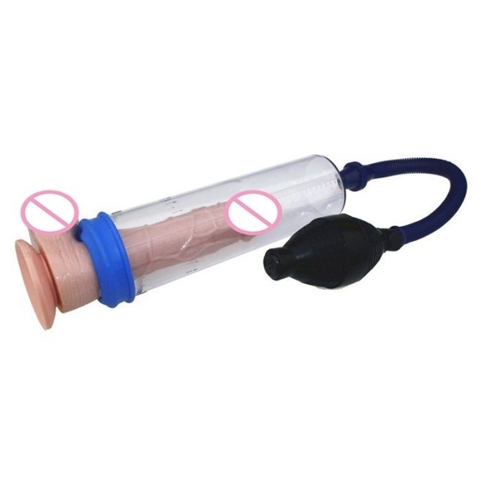 HandsomUp Penis Pump Enlarger Penis Enlargement Vacuum Pump With 3 Sleeves