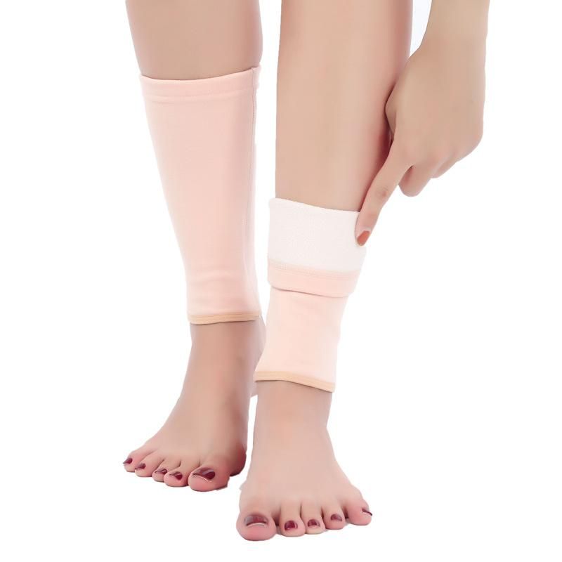 Ankle Protection Cover Warm Autumn and Winter Fleece-Lined Foot Sock Ankle and Wrist Guard Men's and Women's Foot Neck Cold-Proof Shin Pad Sets