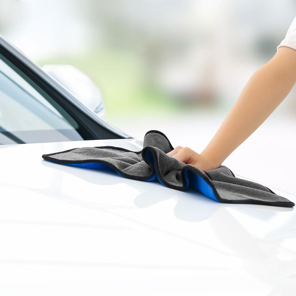Bounds Nanofiber Cleaning Towel Car Dirt Dust Clean Highly Absorbent No Water Marks No Car Paint No Lint No Fading Wash Cloth Home Office Desktop Car Wash Towel
