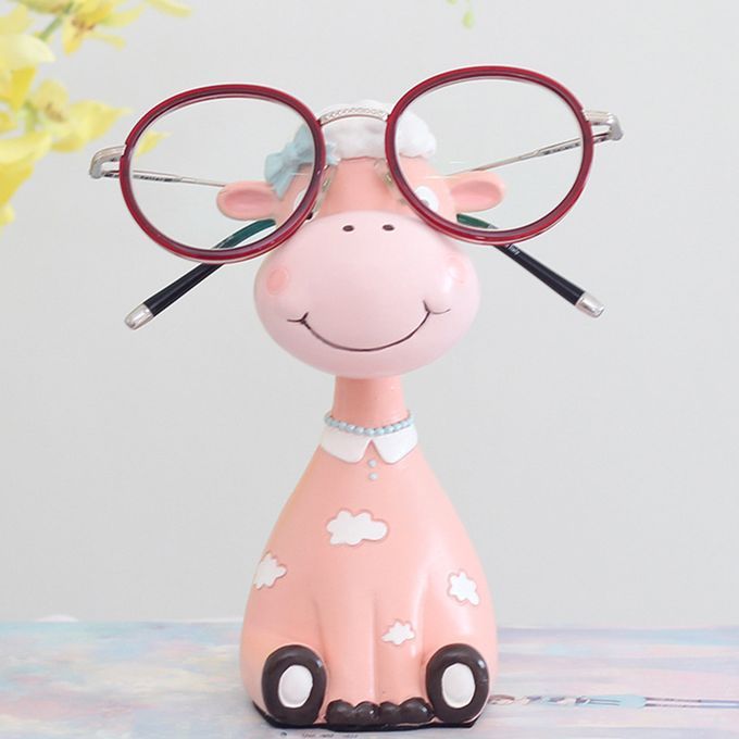 Hand Carved Eyeglass Holder Stand Organiser For Study Room Gifts Lamb