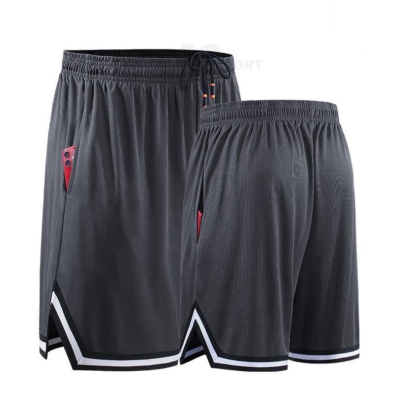 Loose Running Shorts Men Bottoms For Joing Football Soccer Basketball Jerseys Fitness Sweatpant Training Workout Gym Clothing-dark Gray