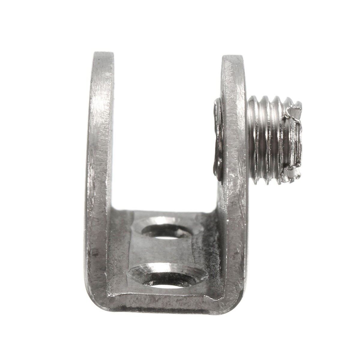 Round Stainless Steel Shelf Wall Partition Glass Bracket Clamps 5-12mm S(5-8mm） Small(5-8mm)