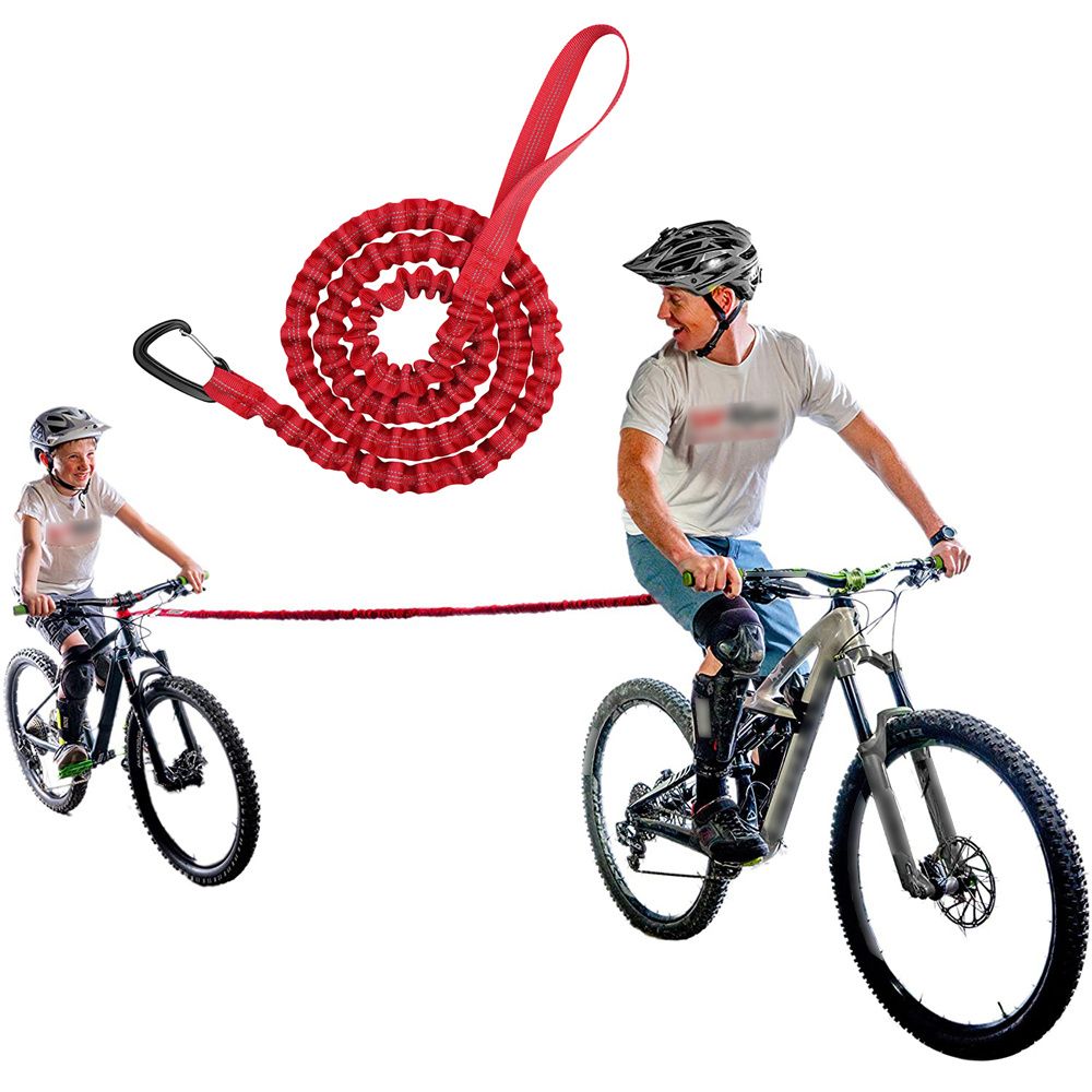 Outdoor Traction Belt Children Bikes Elastic Traction Rope